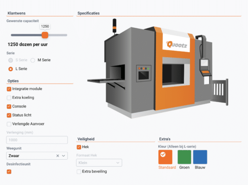 Offerte software - Voorbeeld Demo Quootz