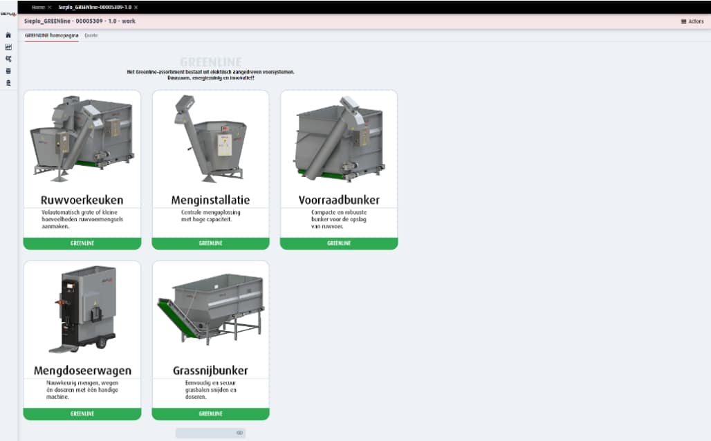 Quootz screenshots klanten Sieplo2